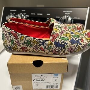 Keith Haring Toms, women’s size 8
